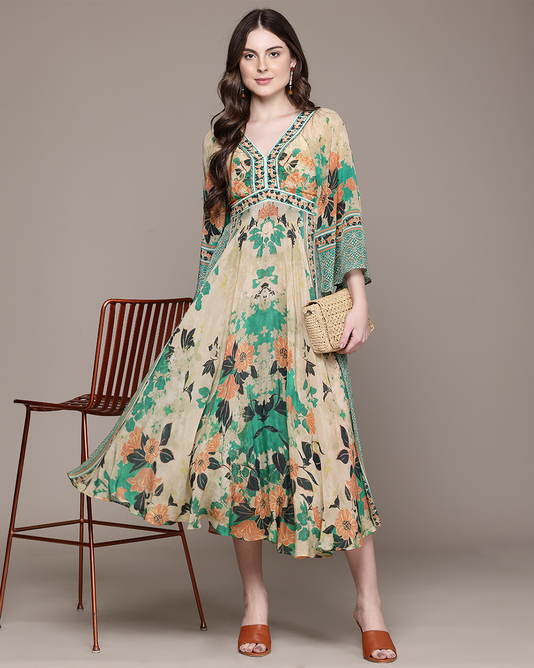 Green Tamannah Long Dress