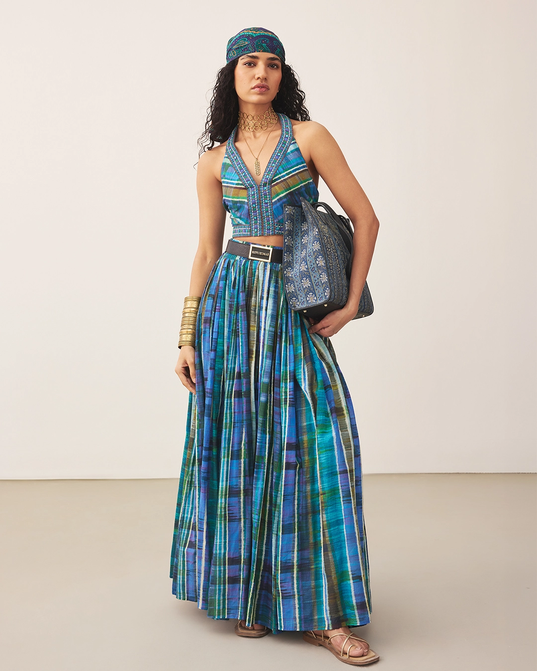 Blue Candice Cord Set