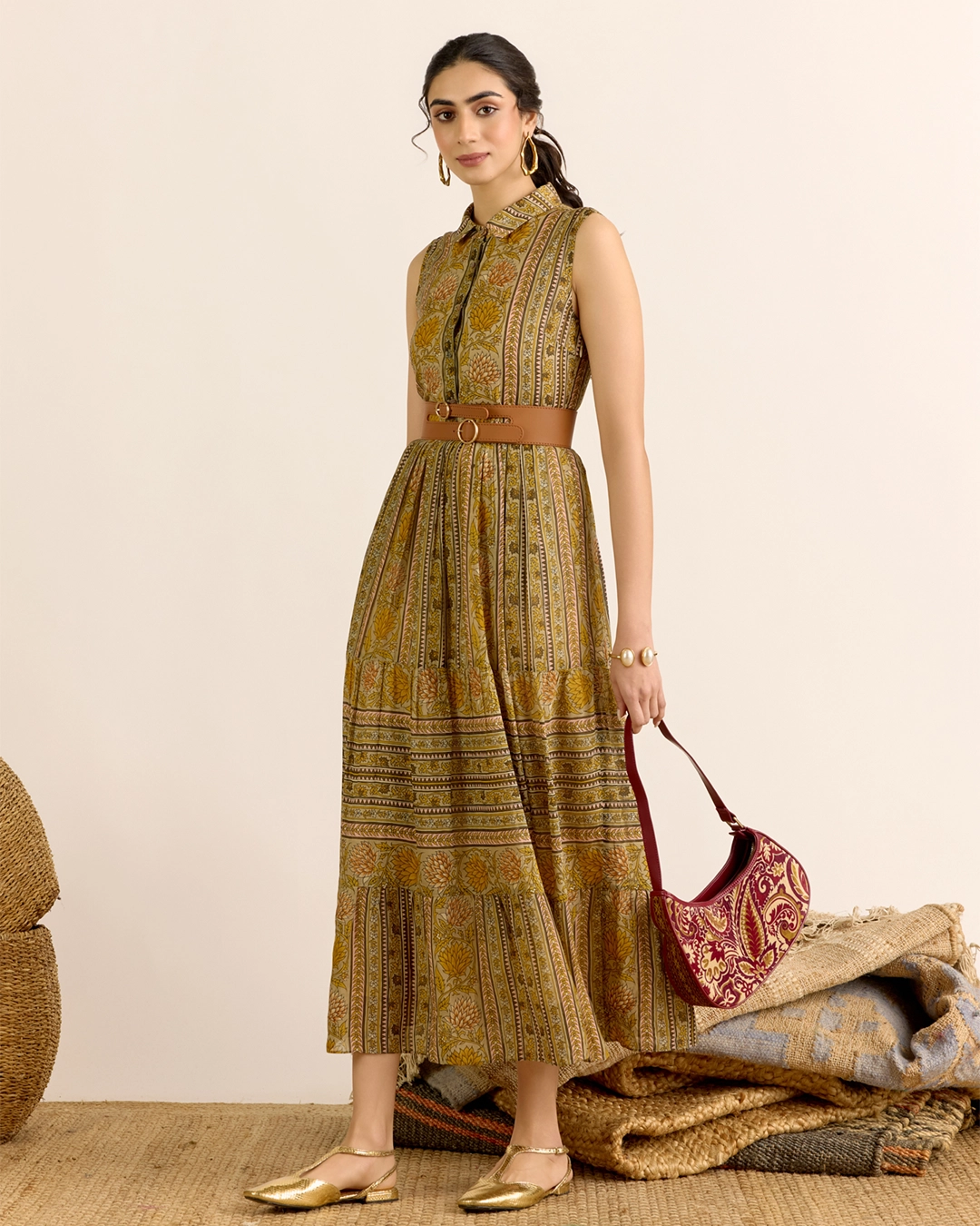 Olive Toobah Long Dress