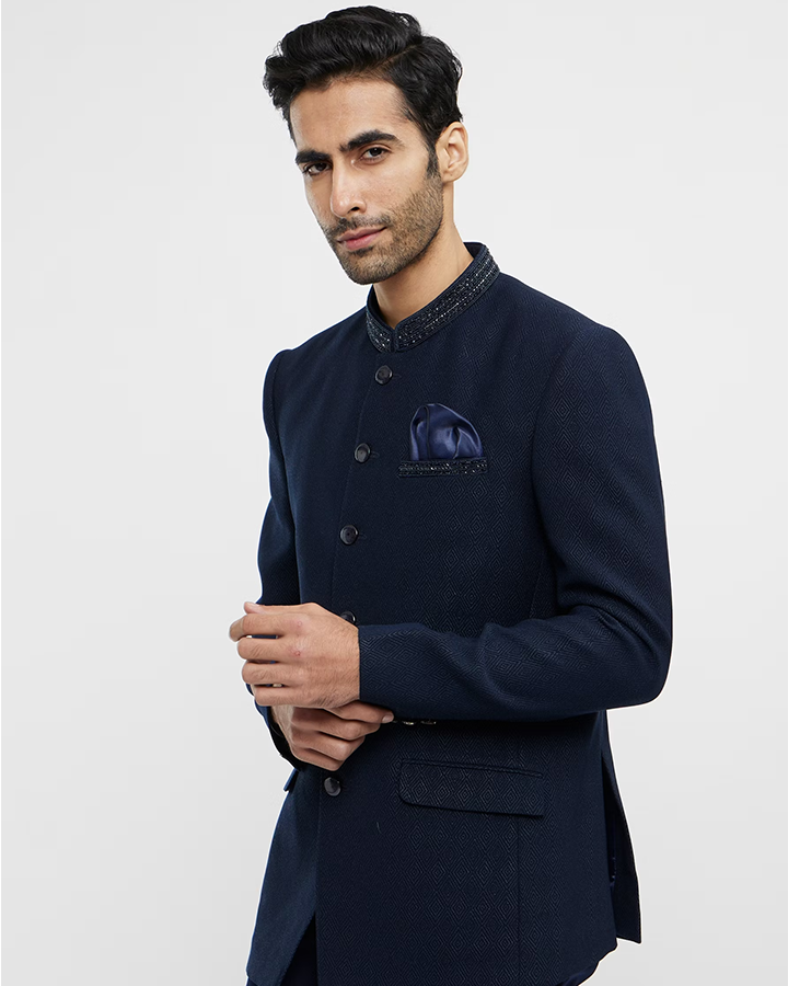 Dark Blue Elegance Blazer