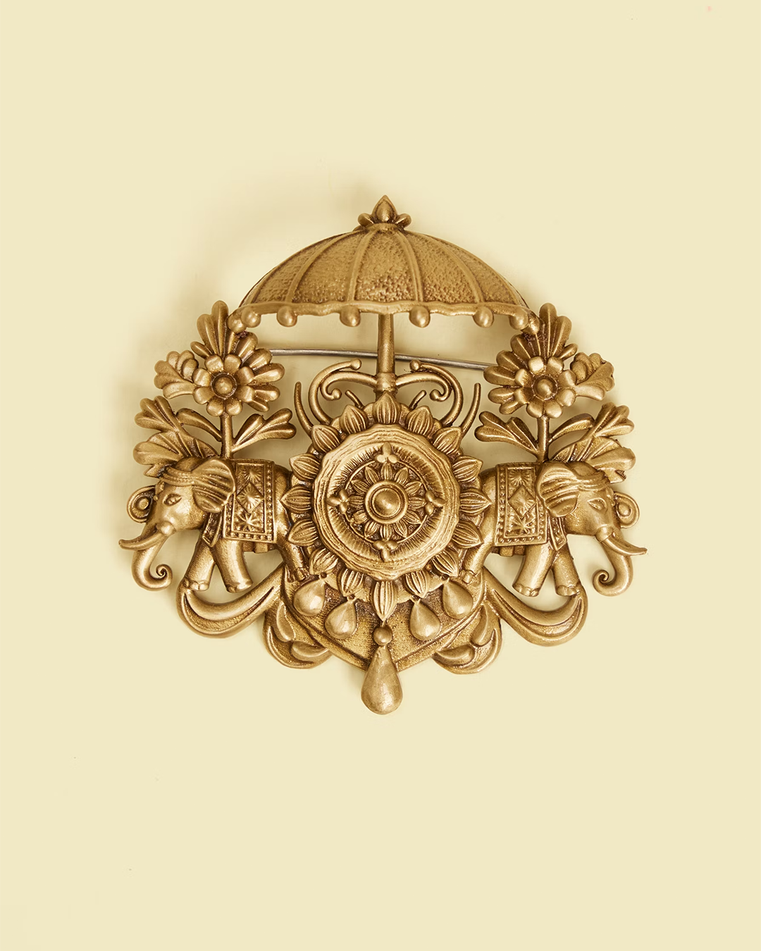Beige Elegant Brooch
