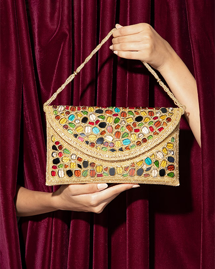 Fawn Coloured Party Bag