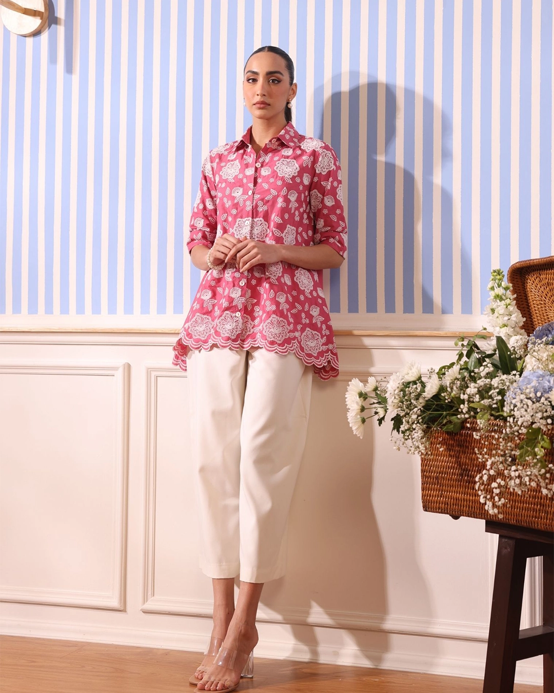 Soren Supima Cotton Fuschia Shirt