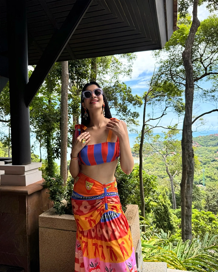 Tropica Wrap skirt Co-ord Set