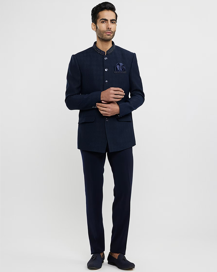 Dark Blue Elegance Blazer
