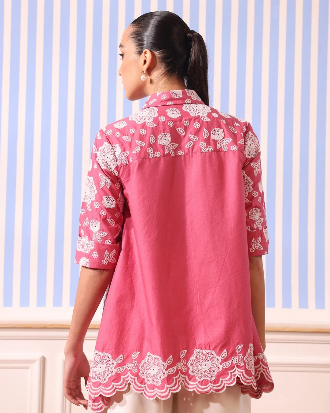 Soren Supima Cotton Fuschia Shirt